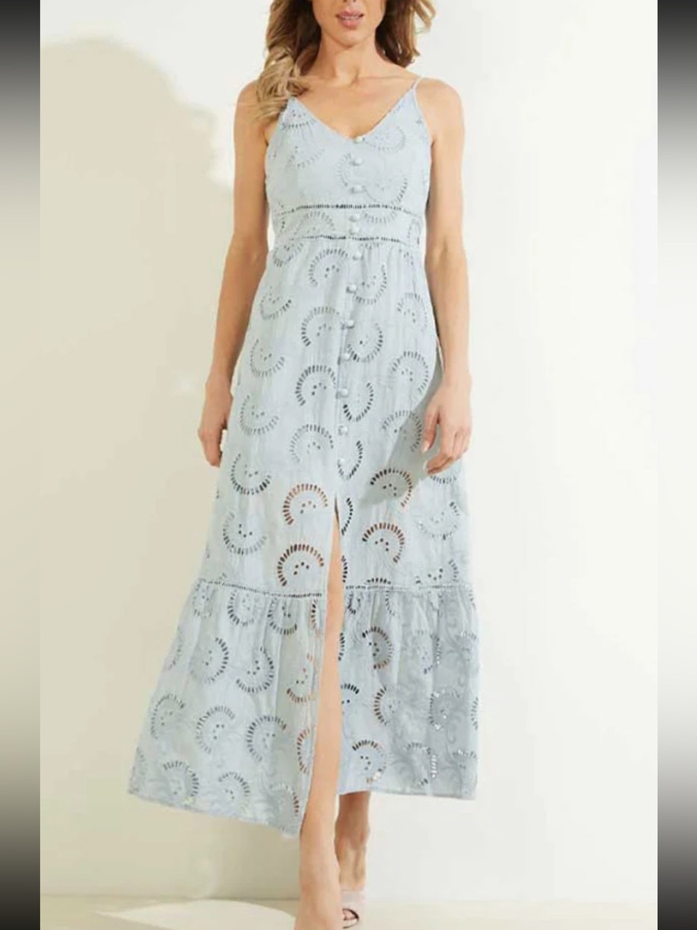 Guess Cotton Eyelet Dress